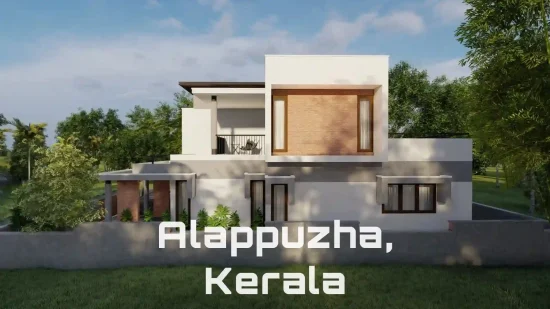 Earthwings – Best landscaping company in Kerala showcasing a modern outdoor transformation project in Alappuzha.